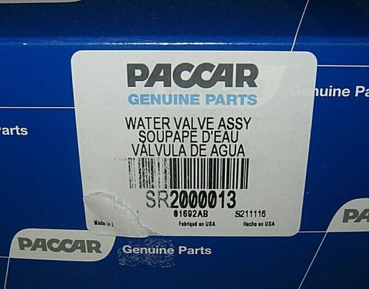 GENUINE PACCAR PART ~ OEM ~ WATER VALVE ASSEMBLY ~ SR2000013