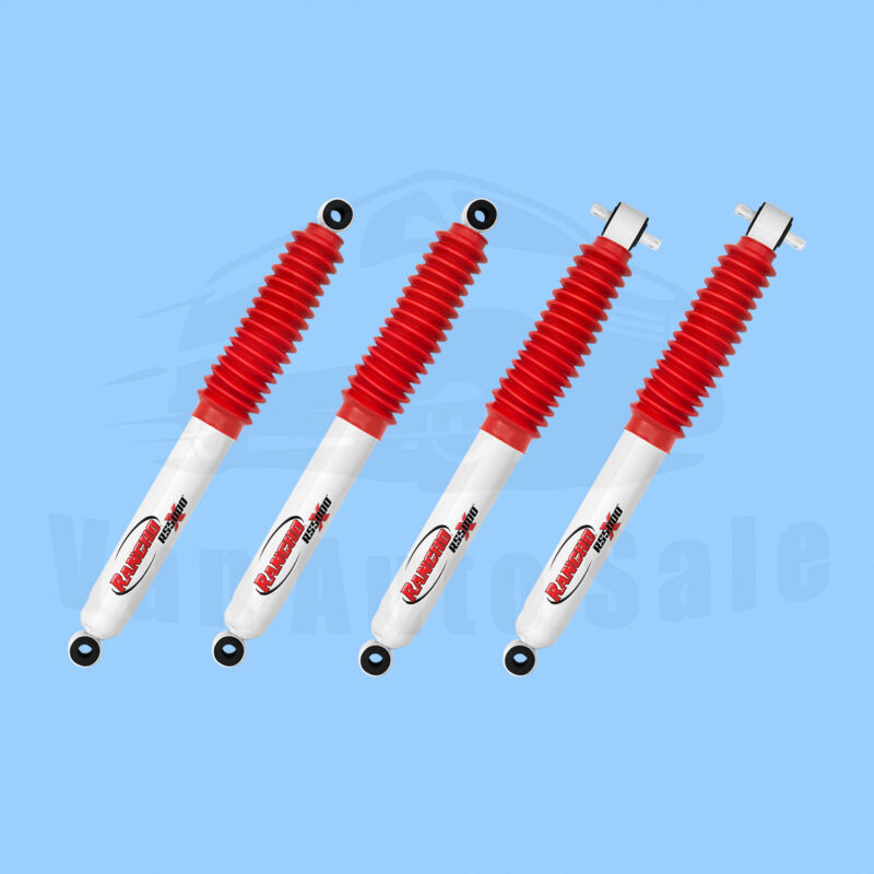 Rancho Kit 4 3" Lift Front & Rear RS5000X Gas Shocks for 83-93 GMC S15 4WD
