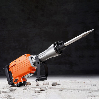 VEVOR Electric Demolition Jack Hammer 2200W Concrete Breaker w/ 4 Chisels Bits