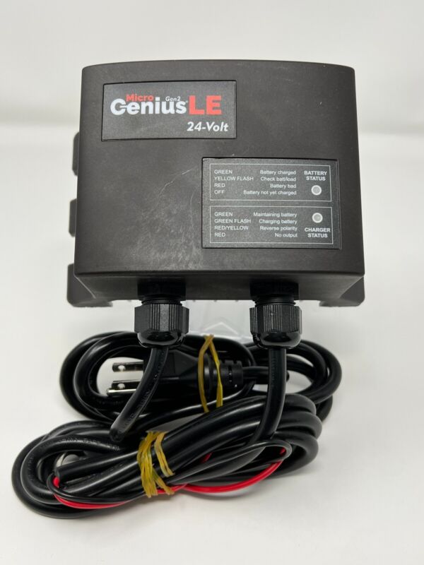 SENS LE-2405-A0 MicroGenius LE GEN 2 - 24v, 5a Battery Charger - Original - NEW