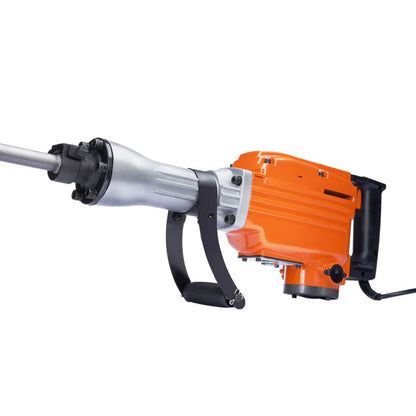 VEVOR Electric Demolition Jack Hammer 2200W Concrete Breaker w/ 4 Chisels Bits