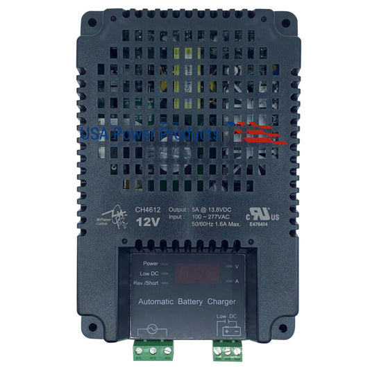 CH4612 Automatic Battery Charger | 12VDC | 5A | Digital | Replaces SS3512