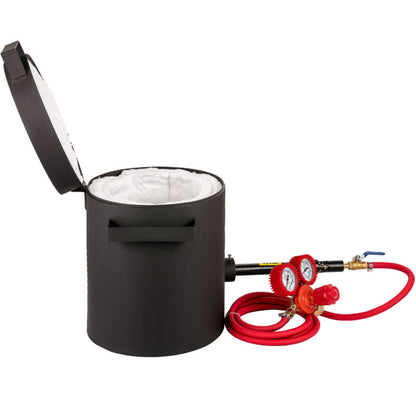 VEVOR 10KG Gas Metal Melting Furnace Propane Forge Kit Tool Crucible Gold Copper