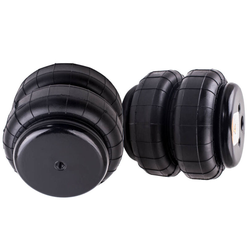 2 Packs Air Ride Suspension Bag Standard 2500 lb 1/2"npt Single Port Heavy Duty