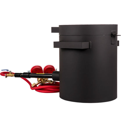 VEVOR 10KG Gas Metal Melting Furnace Propane Forge Kit Tool Crucible Gold Copper