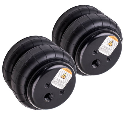 2 Packs Air Ride Suspension Bag Standard 2500 lb 1/2"npt Single Port Heavy Duty