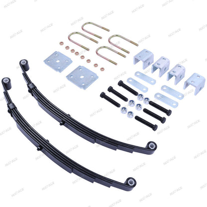 Heavy Duty 3500 lbs Trailer Axle Suspension Kit Leaf spring, Hanger & U Bolt kit