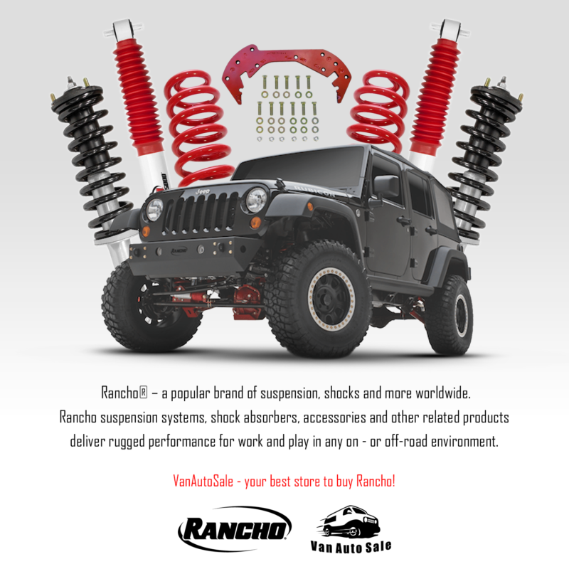 Rancho Kit 2 Front RS5000X Gas Shocks for Chevrolet Colorado 2WD 04-12