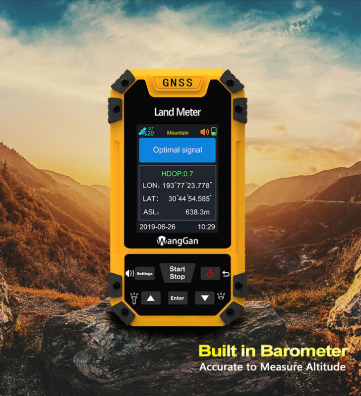 S4 GPS Land Meter Equipo profesional Receptor GNSS Herramienta de distancia de área