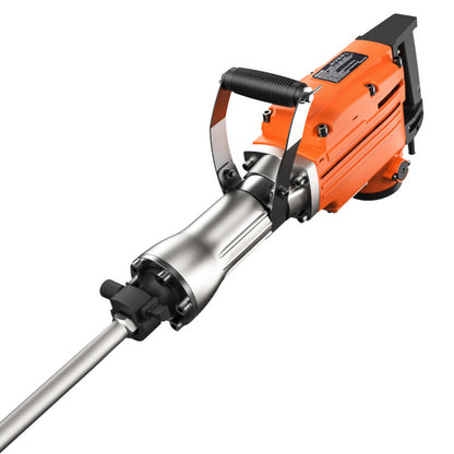 VEVOR Electric Demolition Jack Hammer 2200W Concrete Breaker w/ 4 Chisels Bits