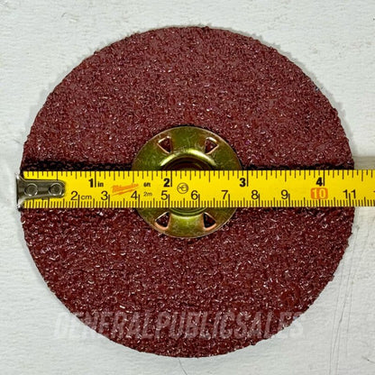 (100) 3M Cubitron II Fibre Grinding Disc 982C Ceramic 4.5" 36 Grit Quick Change