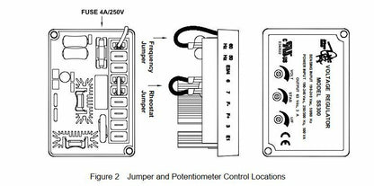 SS300 AVR MCPHERSON VOLTAGE REGULATOR. Replaces Marathon PM300 & PM300E