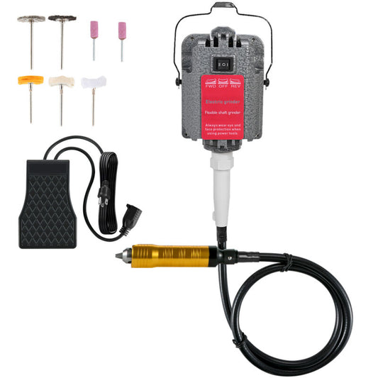 VEVOR Rotary Flex Shaft Motor Reversing SR Jewelry Tools Hanging Flexshaft Motor