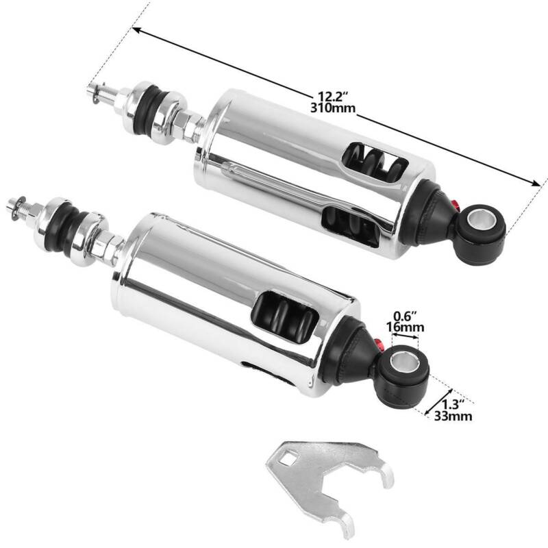 Rear Suspension Heavy Duty Rear Shocks Fit For Harley Softail 2000-2017 Chrome