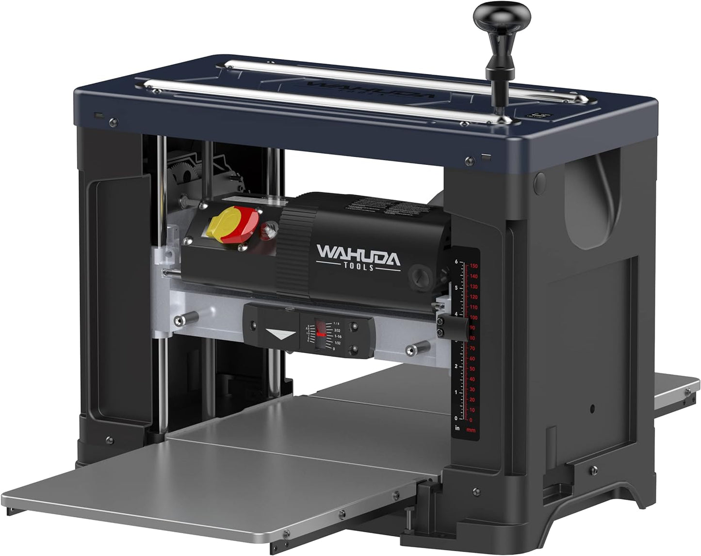 Wahuda Tools Cepilladora de cabeza de corte en espiral de 13" con puntas de carburo de 4 lados (velocidad única - nuevo)