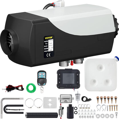 Happybuy Calentador diésel, calentador de aire diésel de 12 V 8 KW, calentador de litera con interruptor LCD y control remoto, bajo consumo para coches, camiones, autocaravana, barco, autobús, caravana