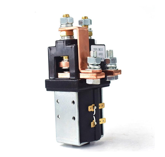 Vehicle dc contactors Made 48v 400A SW215 dc contactor (Color : Coil Voltage 48VDC)