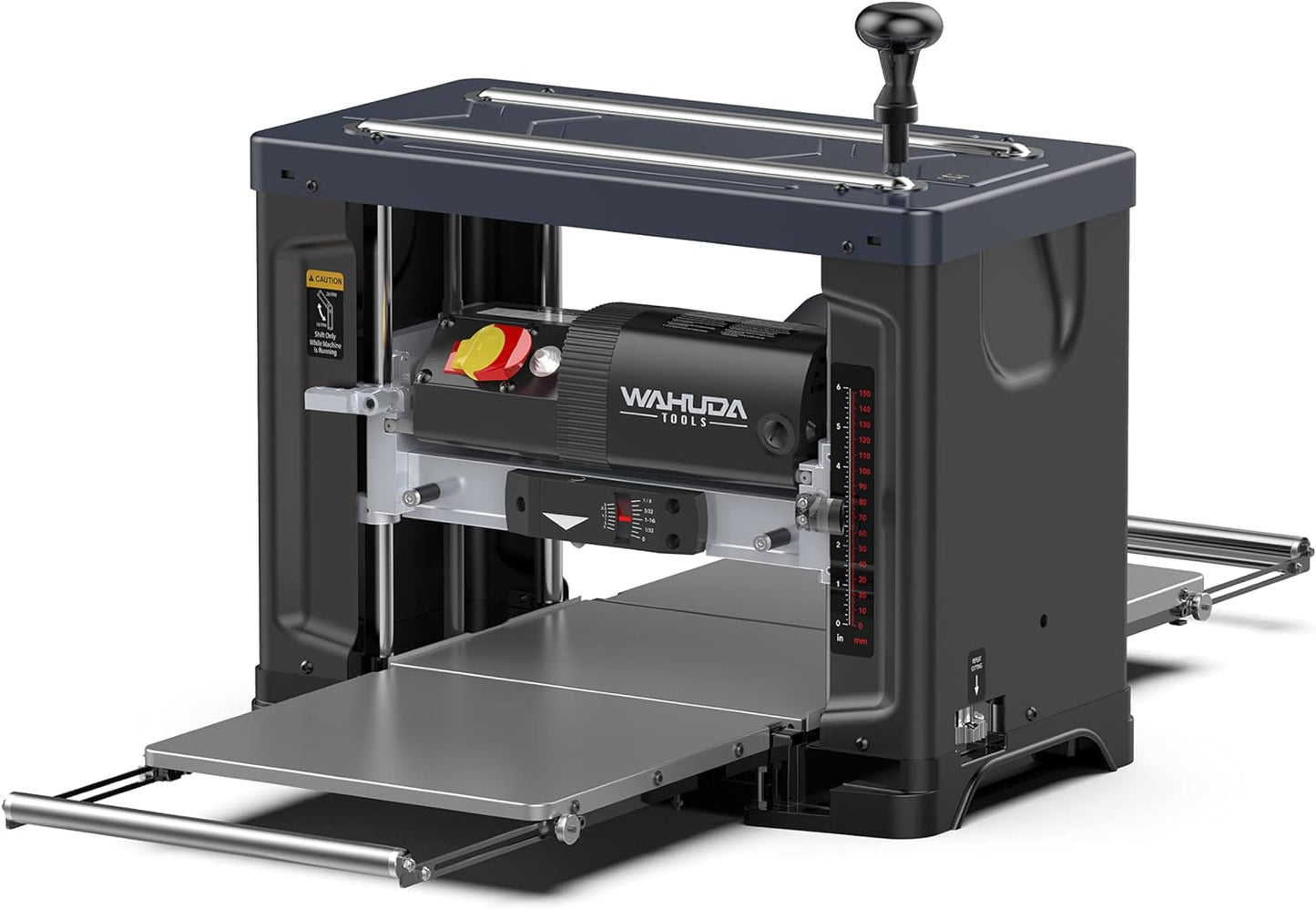 Wahuda Tools Cepilladora de cabeza de corte en espiral de 13" con puntas de carburo de 4 lados (velocidad única - nuevo)