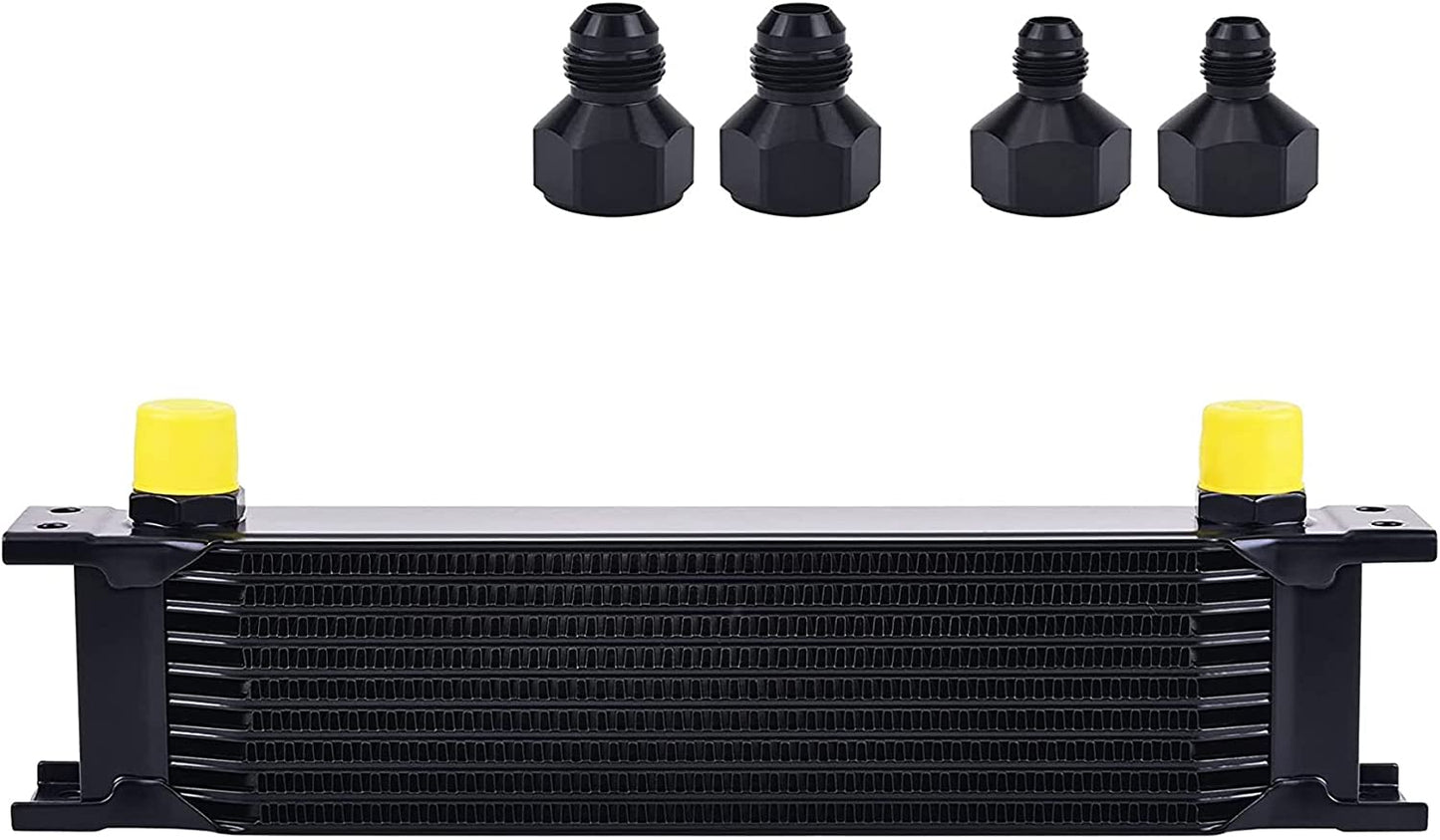 EVIL ENERGY - Kit enfriador aceite universal de aleación de aluminio negro