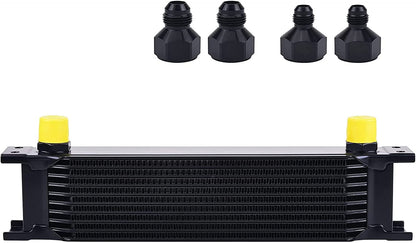 EVIL ENERGY - Kit enfriador aceite universal de aleación de aluminio negro