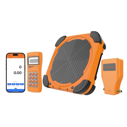 Elitech LMC-310 Báscula Electrónica Refrigerante, 100 KG Inalámbrica para Suministro de Combustible de Refrigerante Electrónico para HVAC y CA Estuche portátil