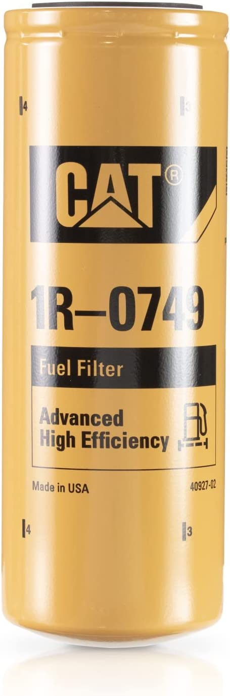 Caterpillar 1r0749 1r-0749 Filtro de combustible Advanced alta eficiencia, Paquete de 3