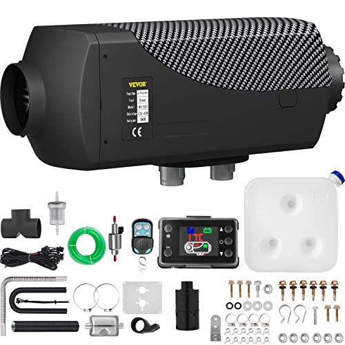 Happybuy Calentador diésel, calentador de aire diésel de 12 V 8 KW, calentador de litera con interruptor LCD y control remoto, bajo consumo para coches, camiones, autocaravana, barco, autobús, caravana